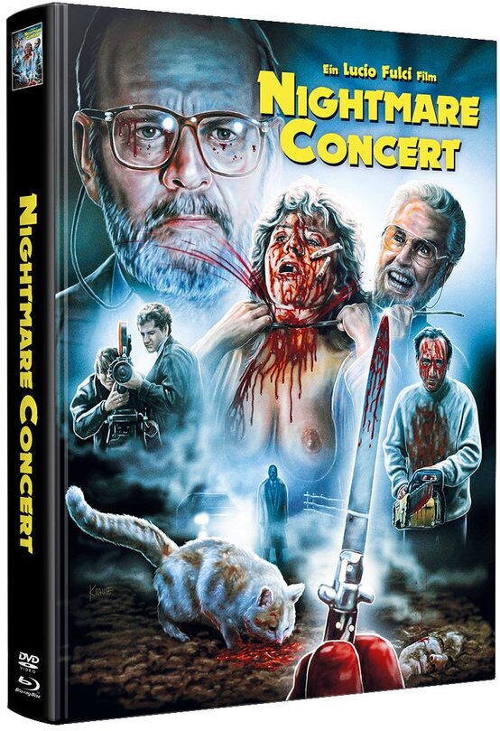 Nightmare Concert (1990) Wattiert, Limited Edition, Mediabook, Blu-ray + DVD