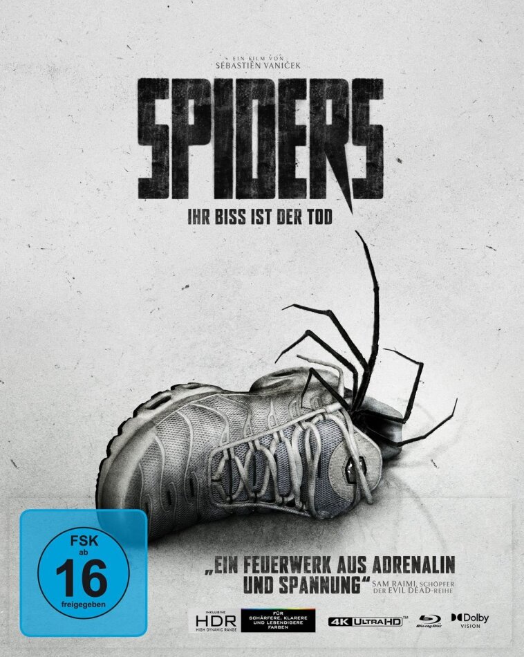 Spiders - Ihr Biss ist der Tod (2023) Limited Edition, Mediabook, 4K Ultra HD + 2 Blu-rays