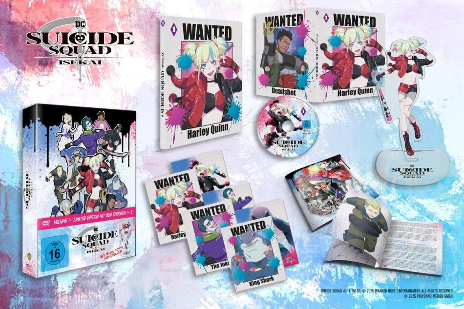 Suicide Squad Isekai - Vol. 1 Digipack, Acryl-Figur, Limited Edition
