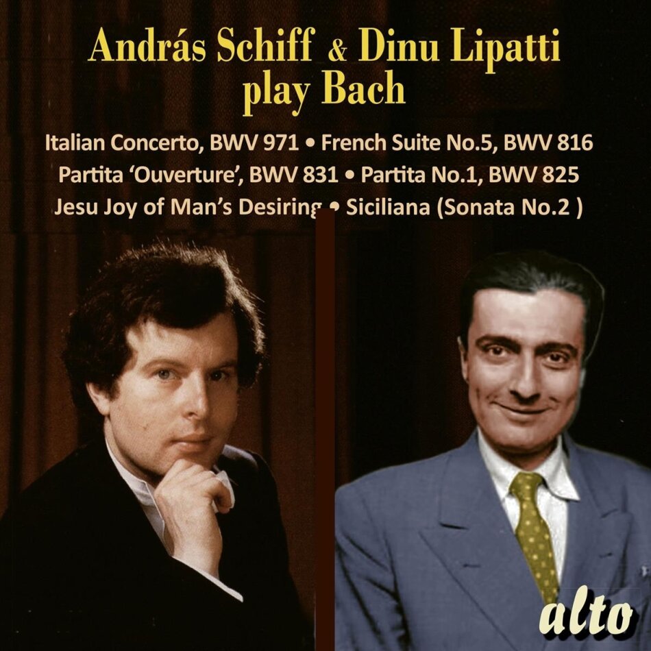 Andras Schiff, Dinu Lipatti (1917-1950) & Johann Sebastian Bach (1685-1750) - András Schiff & Dinu Lipatti play Bach