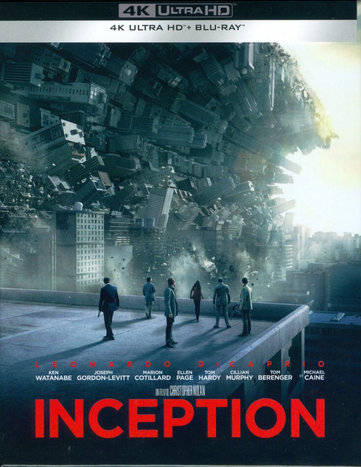 Inception (2010) + Goodies, Schuber, Limited Collector's Edition, Steelbook, 4K Ultra HD + 2 Blu-rays