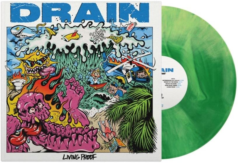 Drain - Living Proof Limited Edition, Green Vinyl, LP