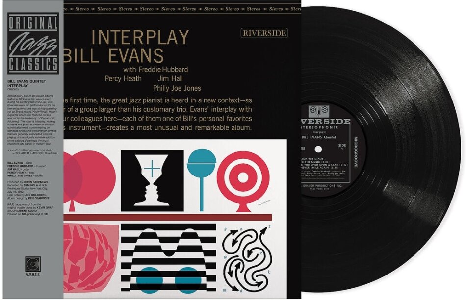Bill Evans - Interplay 2025 Reissue, Concord Records, Original Jazz Classics, LP