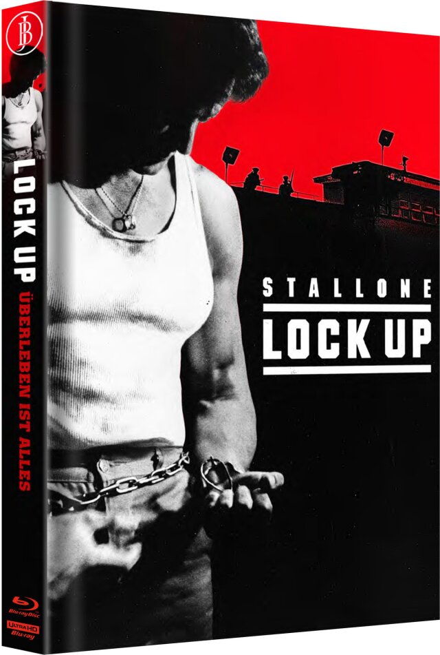 Lock Up (1989) Cover D, Limited Edition, Mediabook, Restaurierte Fassung, Uncut, 4K Ultra HD + Blu-ray