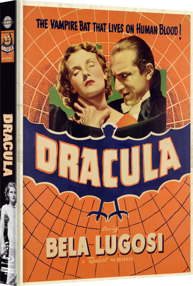 Dracula (1931) Cover A, Limited Edition, Mediabook, 4K Ultra HD + Blu-ray