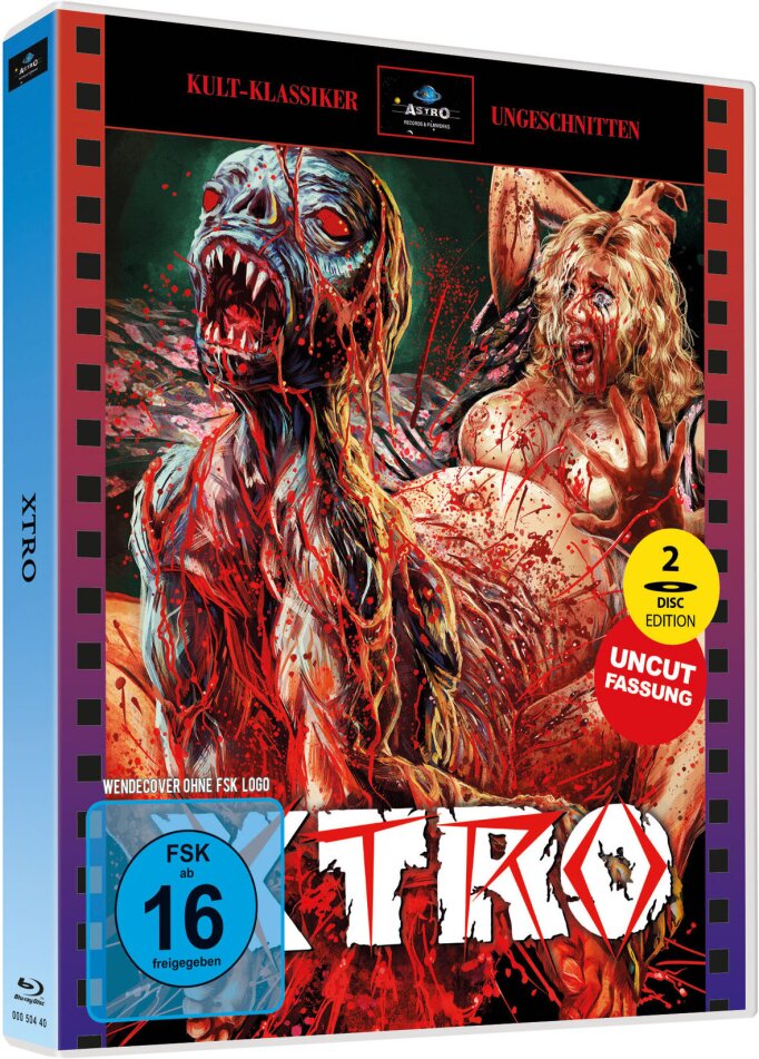 Xtro (1982) Cover B, Kult-Klassiker, Limited Edition, Uncut, Blu-ray + CD
