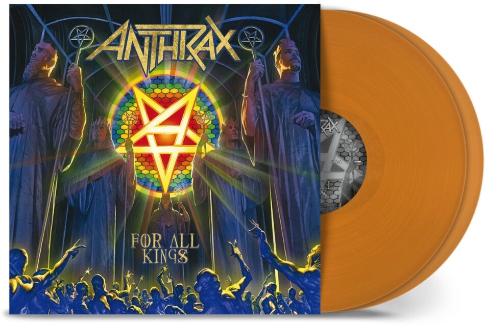Anthrax - For All Kings 2025 Reissue, Nuclear Blast, Transparent Orange Vinyl, 2 LPs