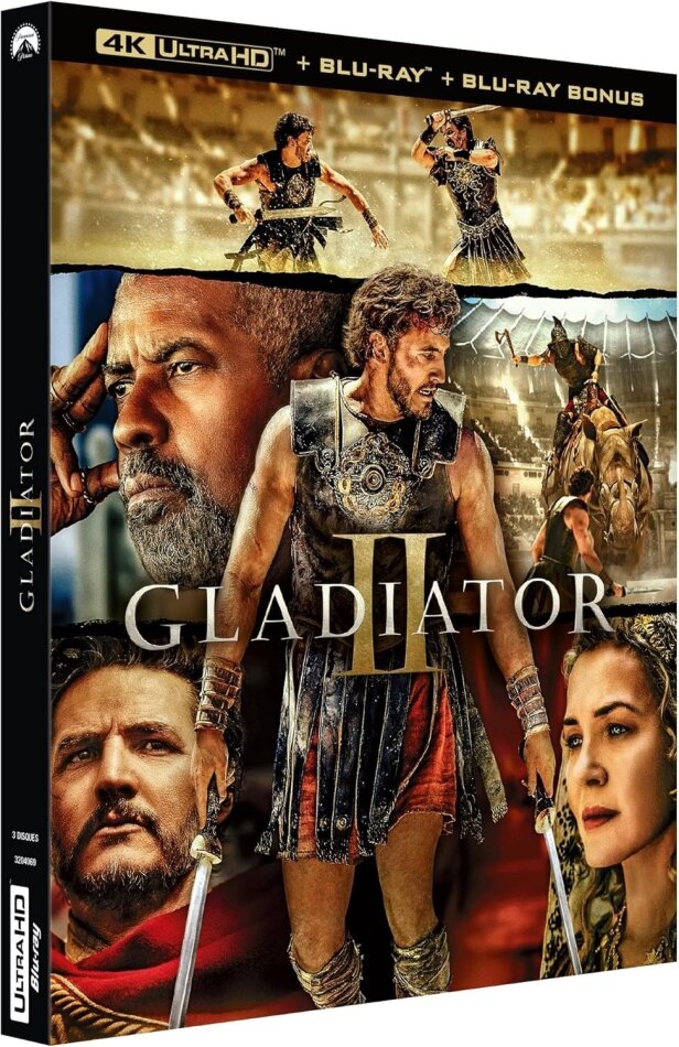 Gladiator 2 (2024) 4K Ultra HD + 2 Blu-rays