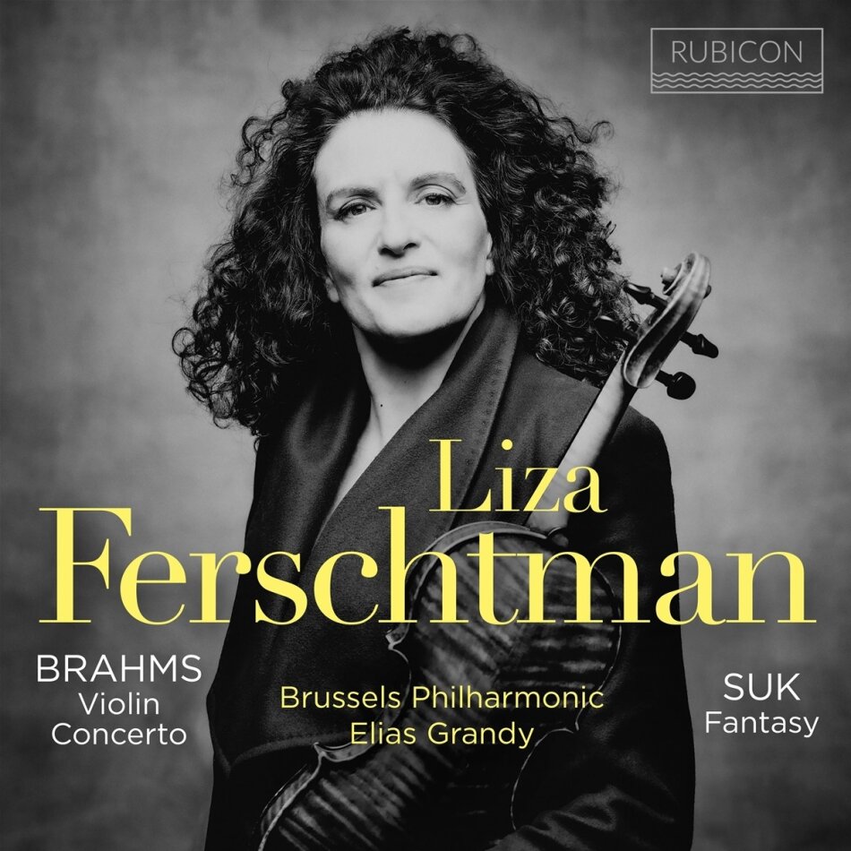 Liza Ferschtman, Grandy Elias, Brussels Philharmonic & Johannes Brahms (1833-1897) - Violin Concerto in D,Op.77/Suk Fantasy in G Minor