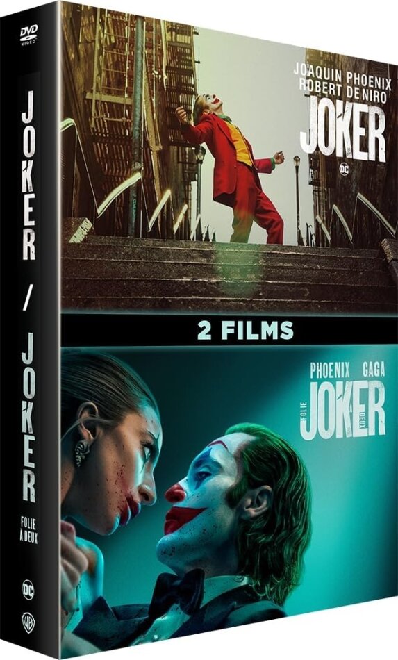 Joker (2019) / Joker: Folie à Deux (2024) - 2 Films 2 DVDs