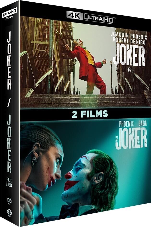 Joker (2019) / Joker: Folie à Deux (2024) - 2 Films 2 4K Ultra HDs