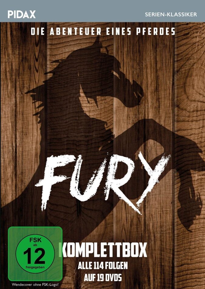 Fury - Die Abenteuer eines Pferdes - Alle 114 Folgen Pidax Serien-Klassiker, Komplettbox, 19 DVDs