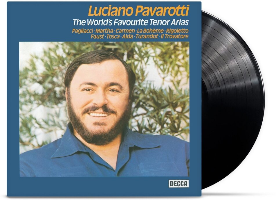 Luciano Pavarotti - The World's Favourite Tenor Arias 2025 Reissue, Decca, LP