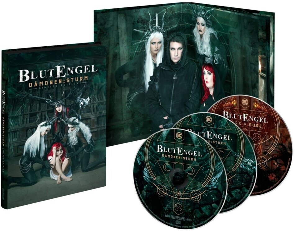 Blutengel - Dämon: Sturm Digipack, Hardcover Book, 3 CDs