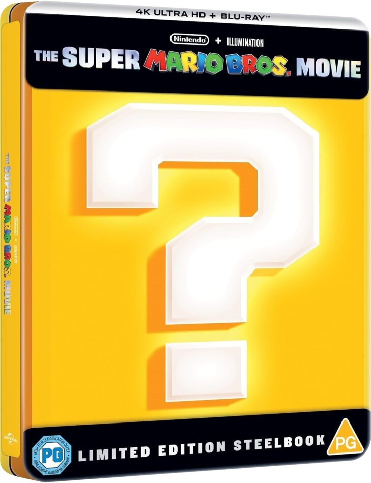 The Super Mario Bros. Movie (2023) Limited Edition, Steelbook, 4K Ultra HD + Blu-ray