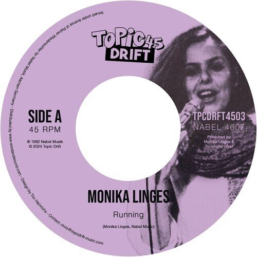 Monika Linges - Running / Till We Get There 7" Single