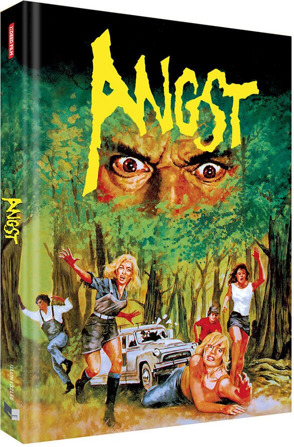 Angst (1983) Cover E, Limited Collector's Edition, Mediabook, Remastered, Uncut, Blu-ray + DVD