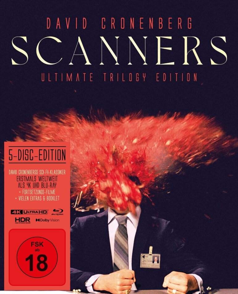 Scanners - Ultimate Trilogy Edition 4K Ultra HD + 4 Blu-rays