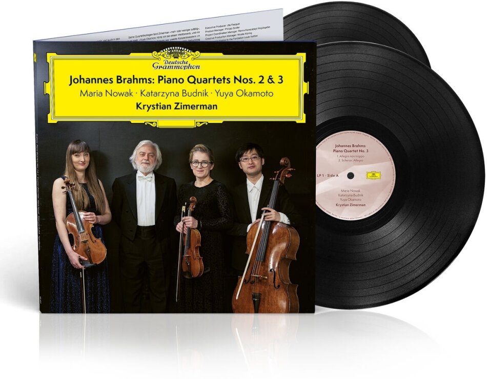 Maria Nowak, Katarzyna Budnik-Galanzka, Johannes Brahms (1833-1897) & Krystian Zimerman - Piano Quartets Nos. 2 & 3 2 LPs