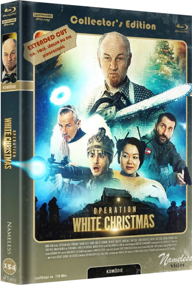 Operation White Christmas (2023) Cover C, Limited Collector's Edition, Mediabook, 4K Ultra HD + Blu-ray + CD