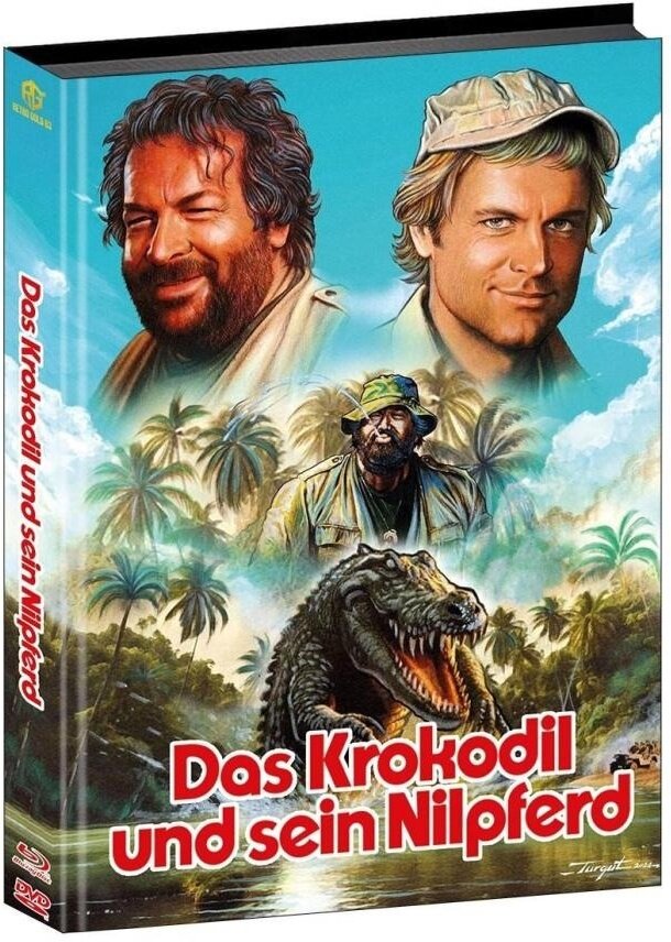 Das Krokodil und sein Nilpferd (1979) Cover A, Wattiert, Limited Edition, Mediabook, Blu-ray + DVD