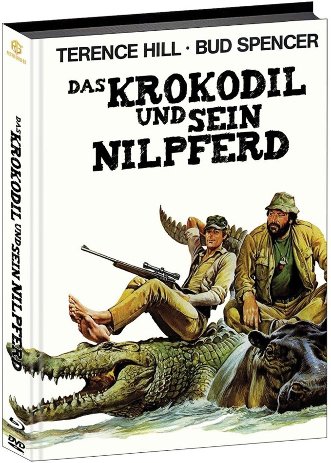 Das Krokodil und sein Nilpferd (1979) Cover B, Wattiert, Limited Edition, Mediabook, Blu-ray + DVD