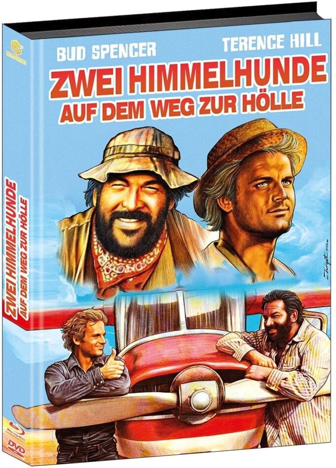 Zwei Himmelhunde auf dem Weg zur Hölle (1972) Cover B, Wattiert, Limited Edition, Mediabook, Blu-ray + DVD
