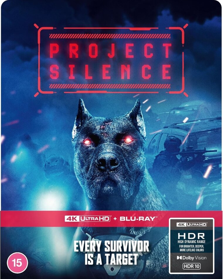 Project Silence (2023) Limited Edition, Steelbook, 4K Ultra HD + Blu-ray
