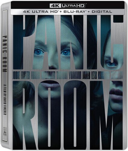 Panic Room (2002) Limited Edition, Steelbook, 4K Ultra HD + Blu-ray