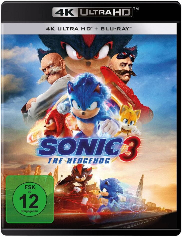 Sonic the Hedgehog 3 (2024) 4K Ultra HD + Blu-ray