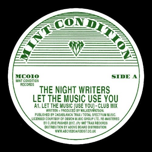 Night Writers - Let The Music Use You 10" Maxi
