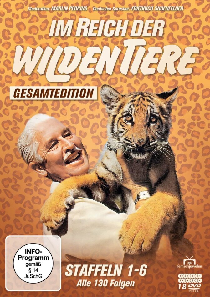 Im Reich der wilden Tiere Gesamtedition, 18 DVDs