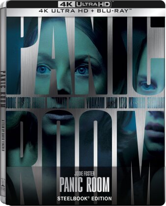 Panic Room (2002) (Limited Edition, Steelbook, 4K Ultra HD + 2 Blu-rays)