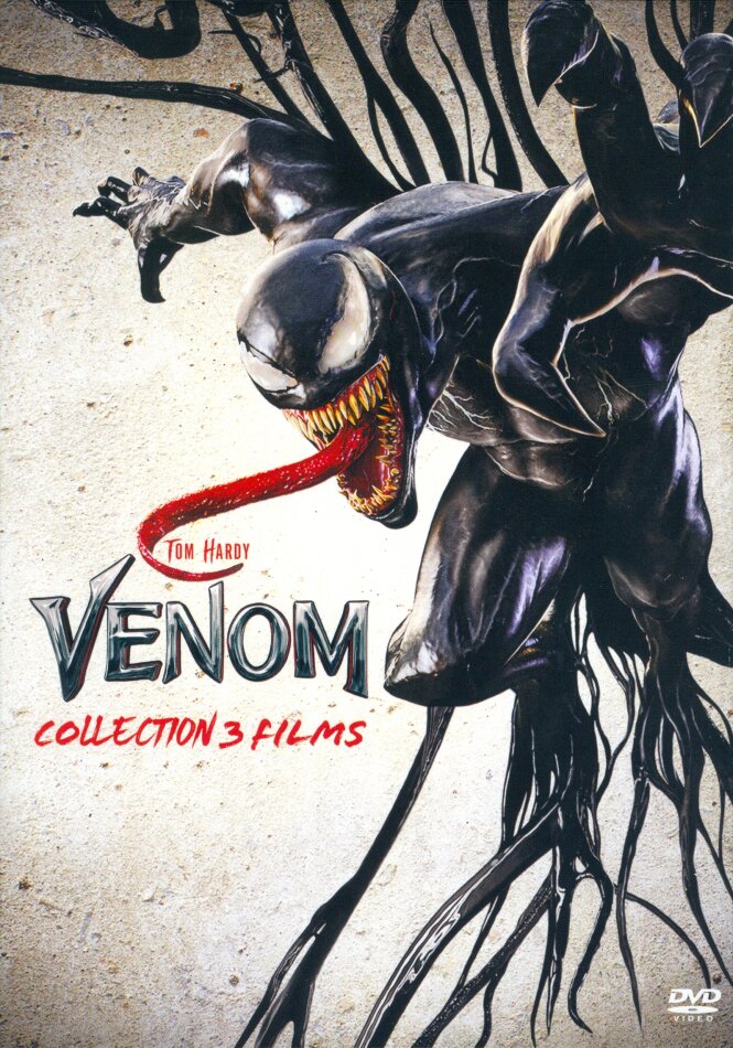 Venom: Collection 3-Films - Venom (2018) / Venom 2: Let There Be Carnage (2021) / Venom 3: The Last Dance (2024) 3 DVD