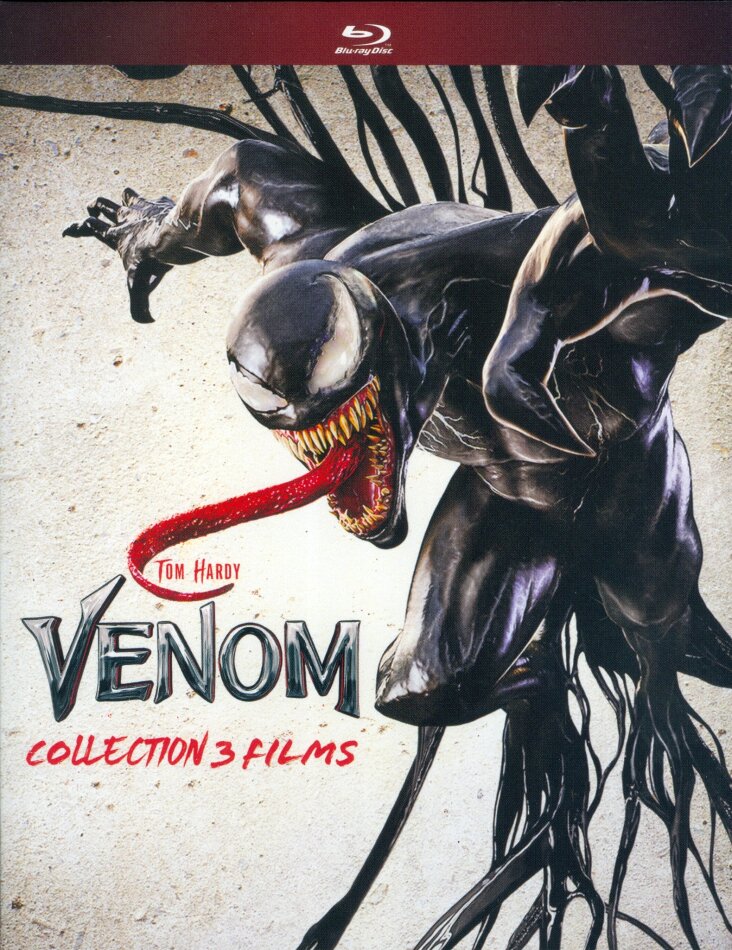 Venom: Collection 3 Films - Venom (2018) / Venom 2: Let There Be Carnage (2021) / Venom 3: The Last Dance (2024) 3 Blu-ray