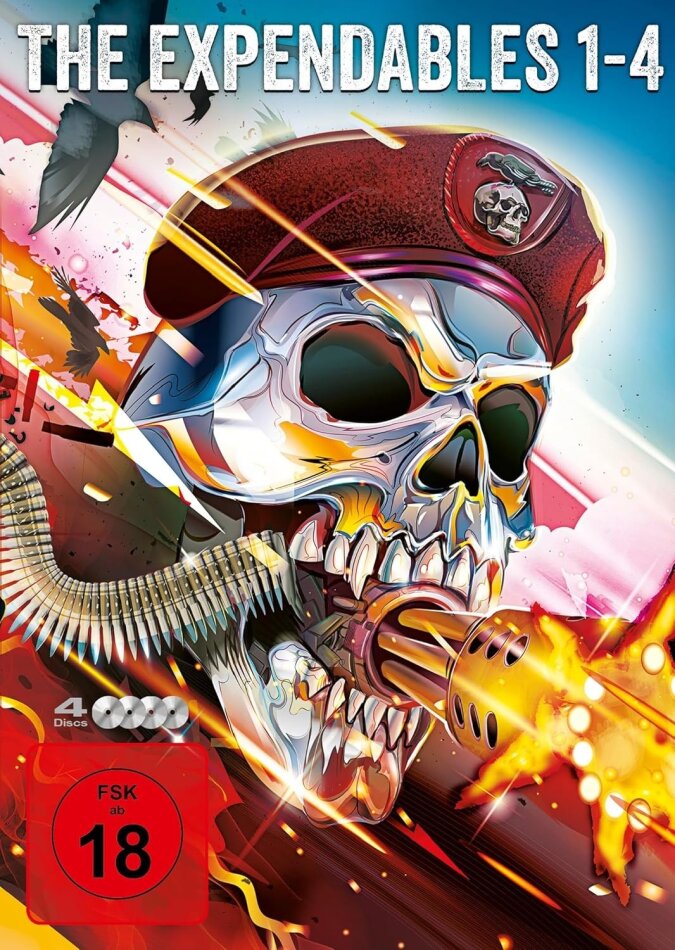 The Expendables 1-4 4 DVDs