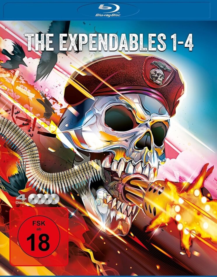 The Expendables 1-4 4 Blu-rays