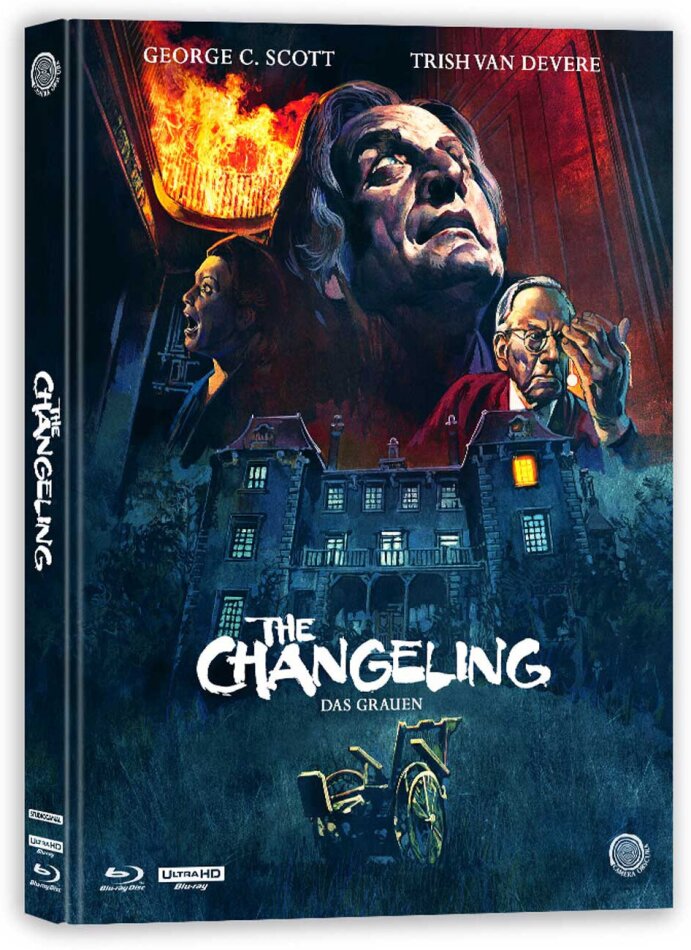 The Changeling (1980) Cover B, Limited Edition, Mediabook, 4K Ultra HD + Blu-ray