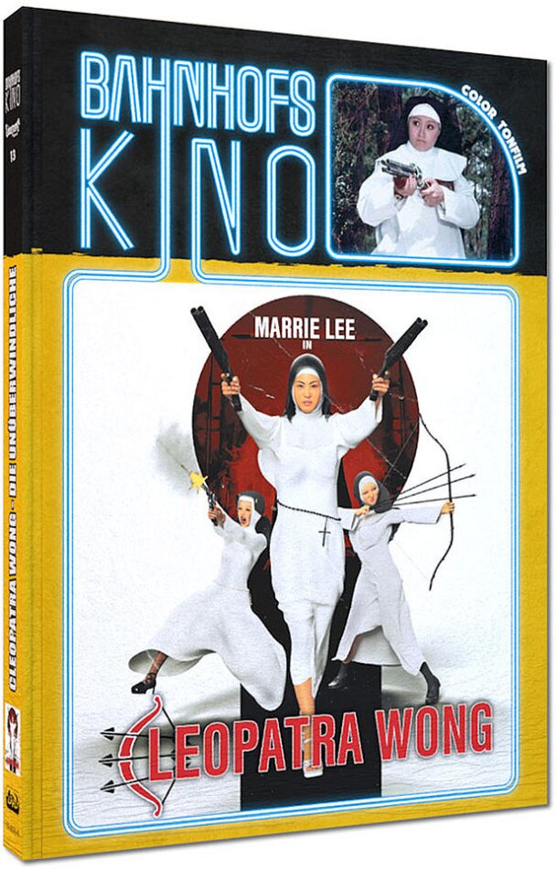 Cleopatra Wong (1978) Cover B, Bahnhofskino, Limited Edition, Mediabook, Blu-ray + DVD