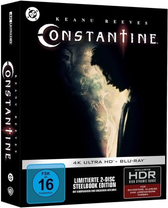 Constantine (2005) (Sammleredition, Limited Edition, Steelbook, 4K Ultra HD + Blu-ray)