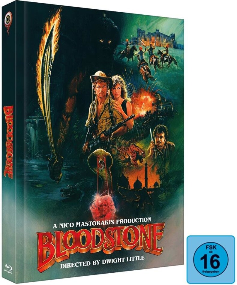 Bloodstone (1988) Cover A, Limited Edition, Mediabook, Blu-ray + DVD