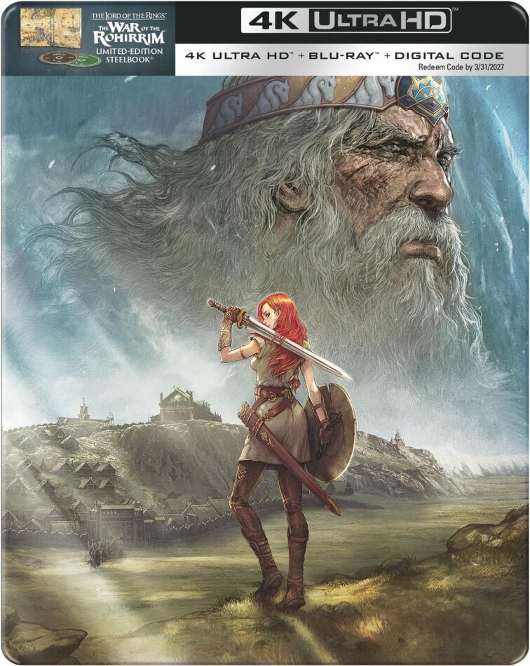 The Lord of the Rings: The War of the Rohirrim (2024) Limited Edition, Steelbook, 4K Ultra HD + Blu-ray