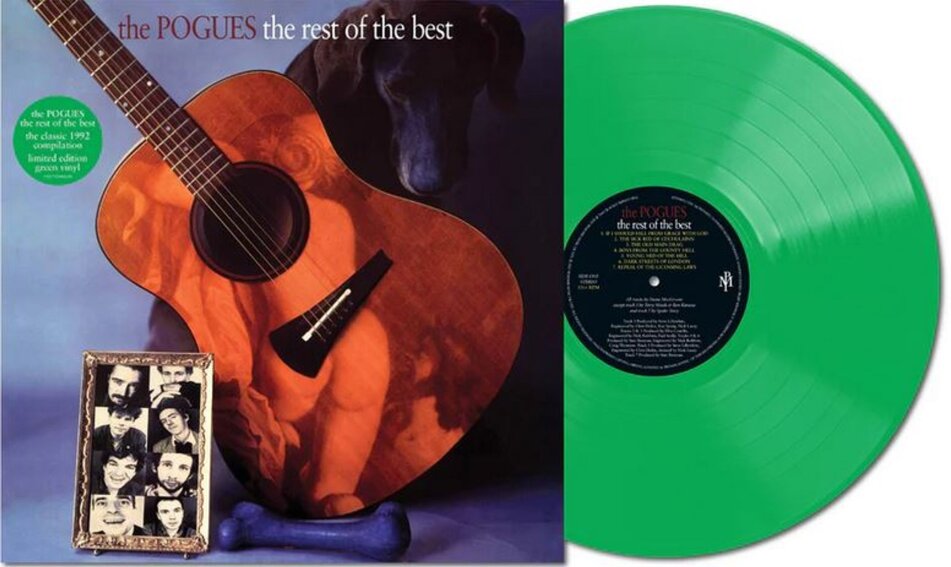 The Pogues - Rest Of The Best 2025 Reissue, WEA International, Transparent Green Vinyl, LP
