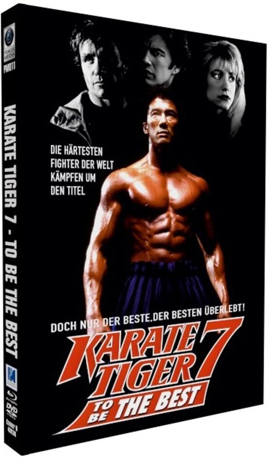 Karate Tiger 7 - To Be the Best (1993) Cover B, Limited Edition, Mediabook, Blu-ray + DVD