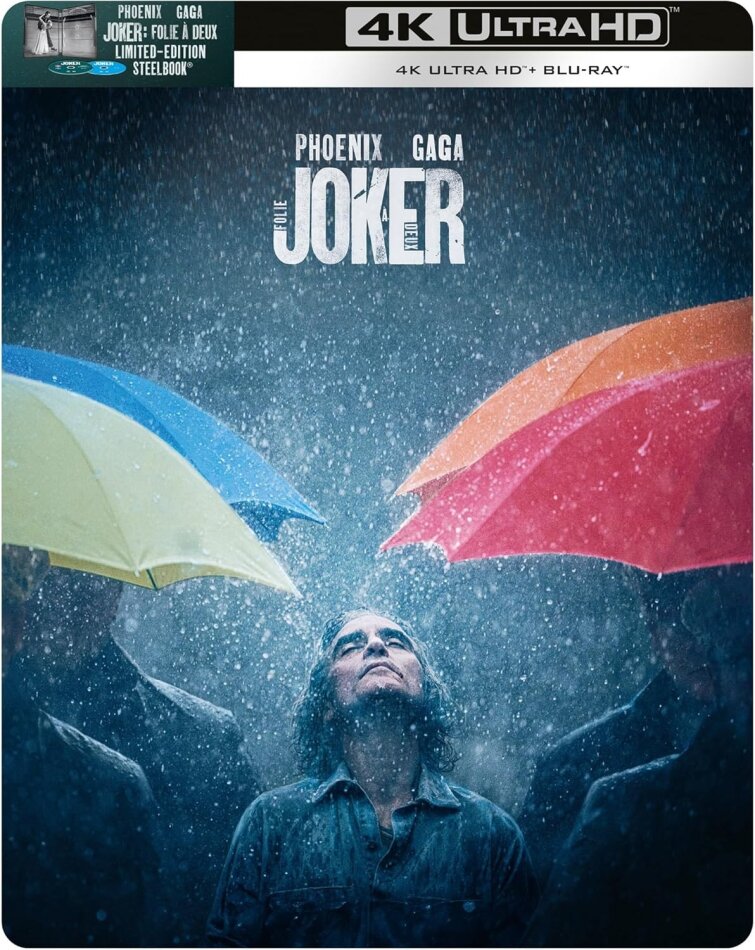 Joker: Folie à Deux (2024) Limited Edition, Steelbook, 4K Ultra HD + Blu-ray