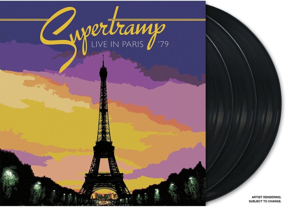 Supertramp - Live In Paris '79 2025 Reissue, Mercury Studios, 3 LPs