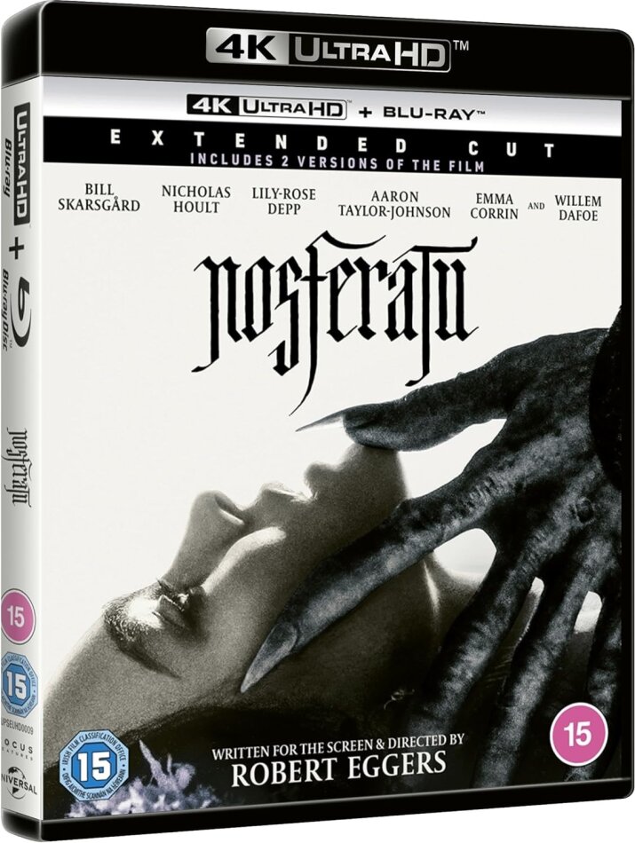 Nosferatu (2024) Extended Edition, Kinoversion, 4K Ultra HD + Blu-ray