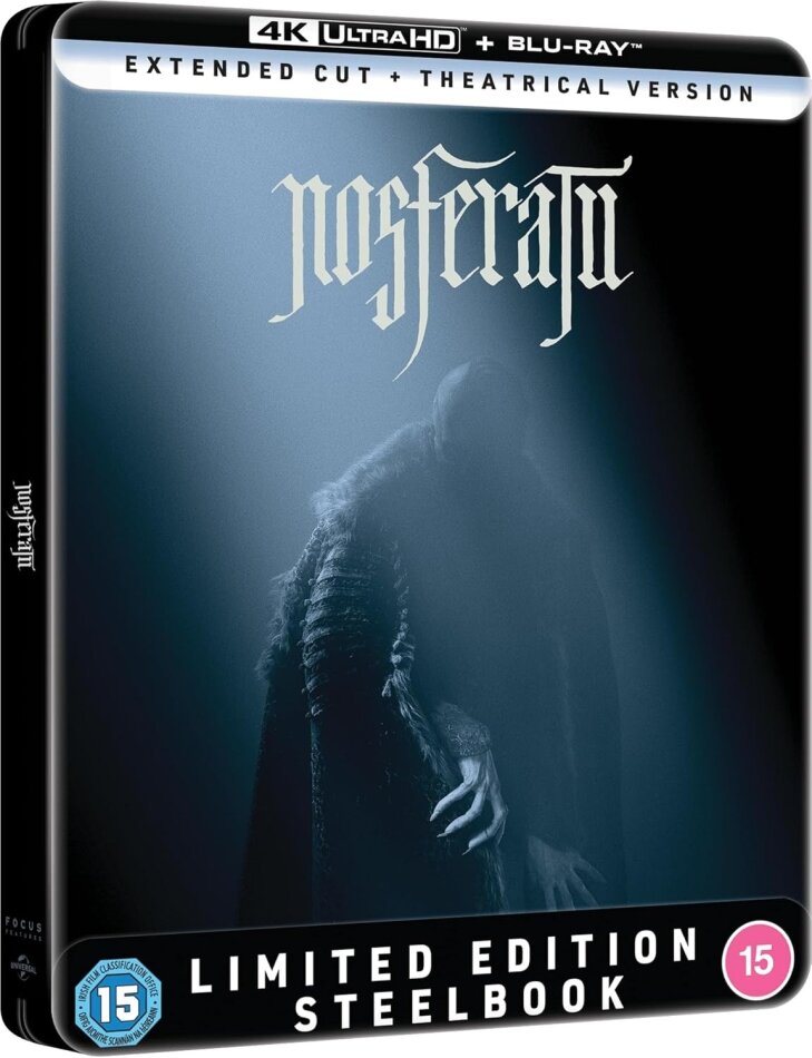 Nosferatu (2024) Extended Edition, Kinoversion, Limited Edition, Steelbook, 4K Ultra HD + Blu-ray