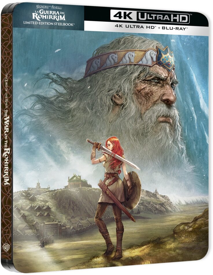 Il signore degli anelli: La guerra dei Rohirrim (2024) Limited Edition, Steelbook, 4K Ultra HD + Blu-ray