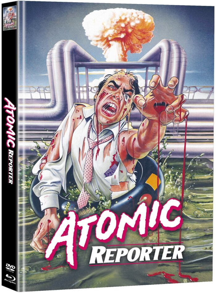 Atomic Reporter (1990) Cover B, Super Spooky Stories, Limited Edition, Mediabook, Blu-ray + DVD
